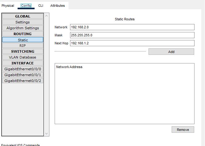 How To Configure Two Routers In Cisco Packet Tracer | Static Route ...