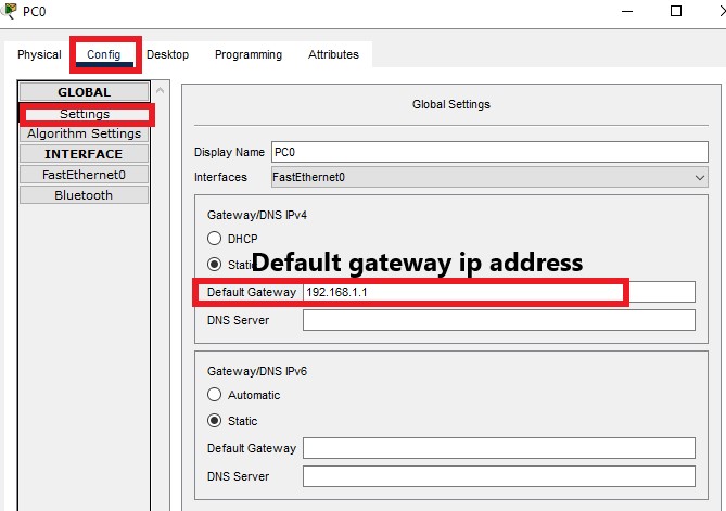 How to Connect PC To Router In Cisco Packet Tracer - Netizzan