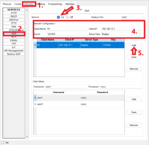 How to Configure AAA Server in Packet Tracer - Netizzan